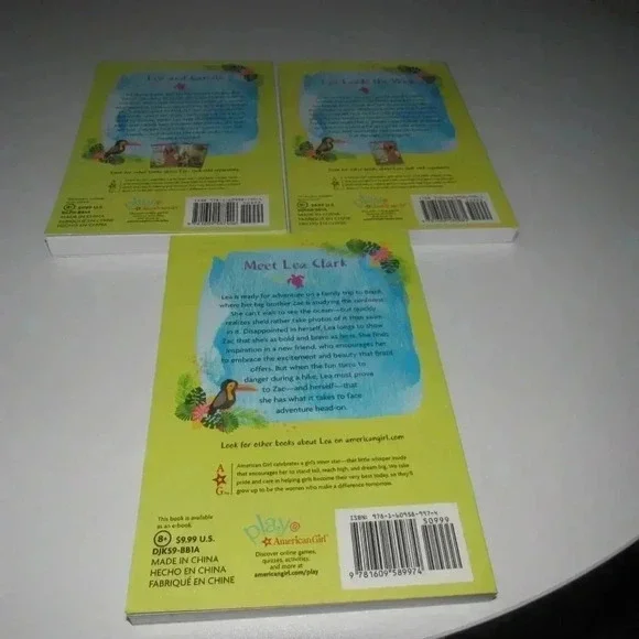 Lisa Yee AMERICAN GIRL Doll (3) Books~LEA Dives In~Leads the Way~LEA and Camila - Picture 2 of 3